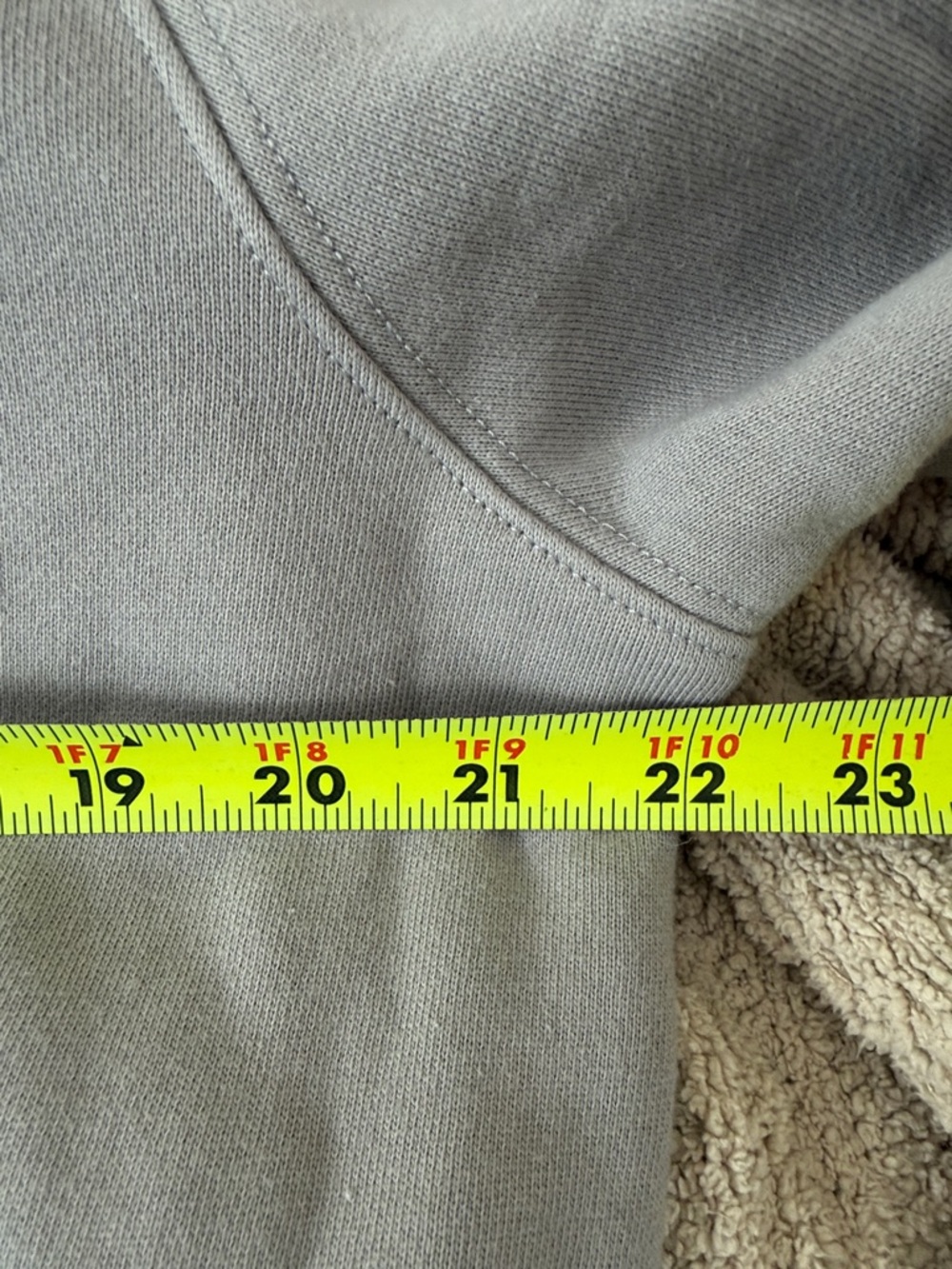 American Giant Mens Midweight Full Zip Up Hoodie Sweatshirt Sharkskin Gray - Picture 6 of 8